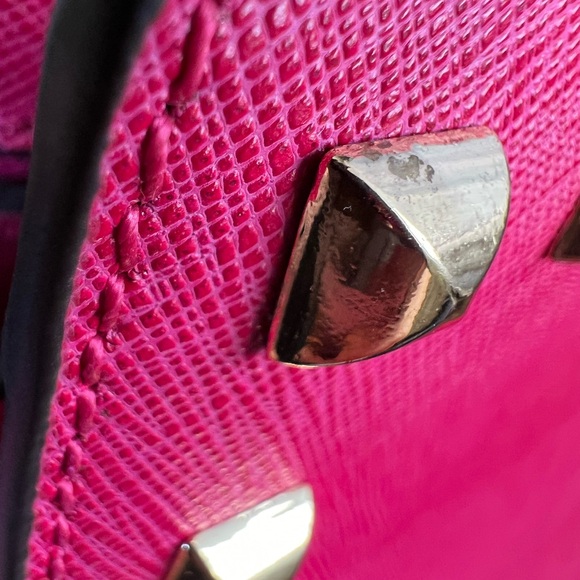 Michael Kors magenta pink stud crossbody bag - Picture 5 of 14